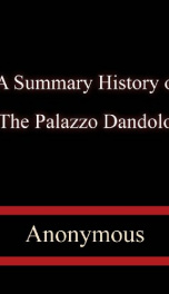 A Summary History of the Palazzo Dandolo_cover