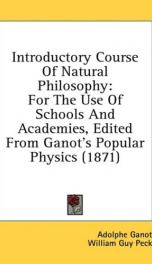 introductory course of natural philosophy for the use of schools and_cover