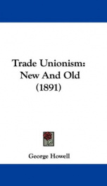 trade unionism new and old_cover