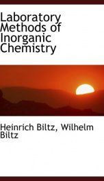 laboratory methods of inorganic chemistry_cover