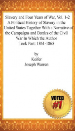 Slavery and Four Years of War, Vol. 1-2_cover