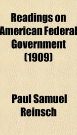 readings on american federal government_cover
