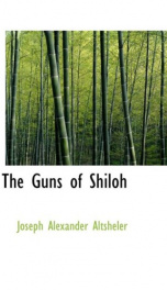 the guns of shiloh a story of the great western campaign_cover