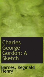 charles george gordon a sketch_cover