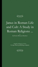 janus in roman life and cult a study in roman religions_cover