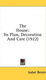 the house its plan decoration and care_cover