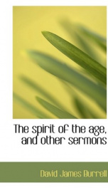 the spirit of the age and other sermons_cover