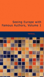 Seeing Europe with Famous Authors, Volume 1_cover
