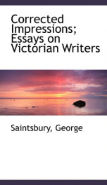 corrected impressions essays on victorian writers_cover