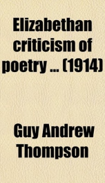 elizabethan criticism of poetry_cover