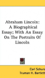 abraham lincoln a biographical essay_cover