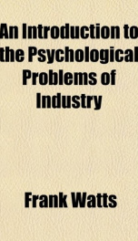 an introduction to the psychological problems of industry_cover