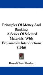 principles of money and banking a series of selected materials_cover
