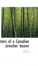 letters of a canadian stretcher bearer_cover