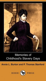 Memories of Childhood's Slavery Days_cover