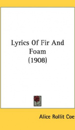 lyrics of fir and foam_cover