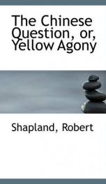 the chinese question or yellow agony_cover