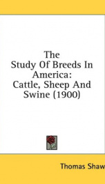 the study of breeds in america cattle sheep and swine_cover