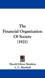 the financial organization of society_cover