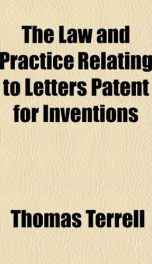 the law and practice relating to letters patent for inventions_cover