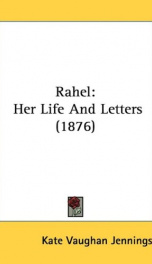 rahel her life and letters_cover