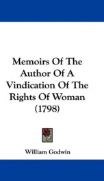 Memoirs of the Author of a Vindication of the Rights of Woman_cover