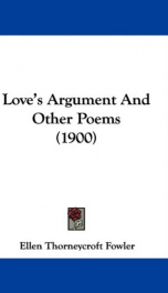 loves argument and other poems_cover