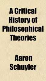 a critical history of philosophical theories_cover
