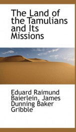 the land of the tamulians and its missions_cover