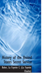 history of the united states secret service_cover
