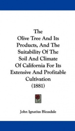 the olive tree and its products and the suitability of the soil and climate of_cover