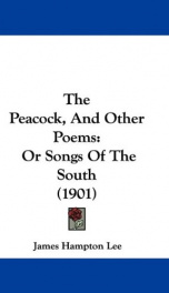 the peacock and other poems or songs of the south_cover