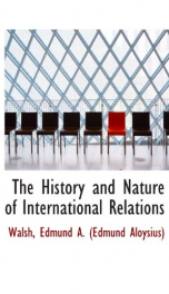 the history and nature of international relations_cover