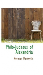 Philo-Judaeus of Alexandria_cover