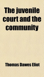 the juvenile court and the community_cover