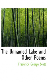 the unnamed lake and other poems_cover