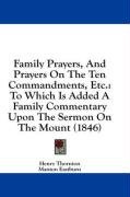 family prayers and prayers on the ten commandments etc to which is added a_cover