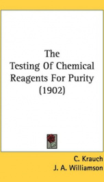 the testing of chemical reagents for purity_cover