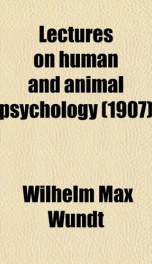 lectures on human and animal psychology_cover