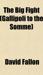 the big fight gallipoli to the somme_cover