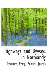 highways and byways in normandy_cover