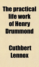 the practical life work of henry drummond_cover
