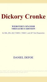 Dickory Cronke_cover