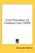 civil procedure at common law_cover