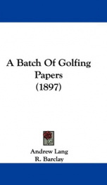 a batch of golfing papers_cover