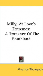 milly at loves extremes a romance of the southland_cover