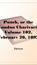 Punch, or the London Charivari, Volume 102, February 20, 1892_cover