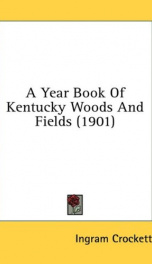 a year book of kentucky woods and fields_cover