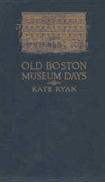 old boston museum days_cover