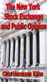 The New York Stock Exchange and Public Opinion_cover
